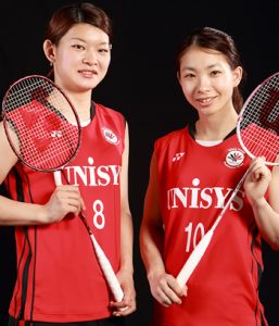 女子ダブルス高橋礼華・松友美佐紀組