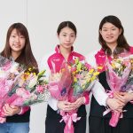 「オーストラリアオープン2017」優勝の奥原希望選手、松友美佐紀選手、高橋礼華選手